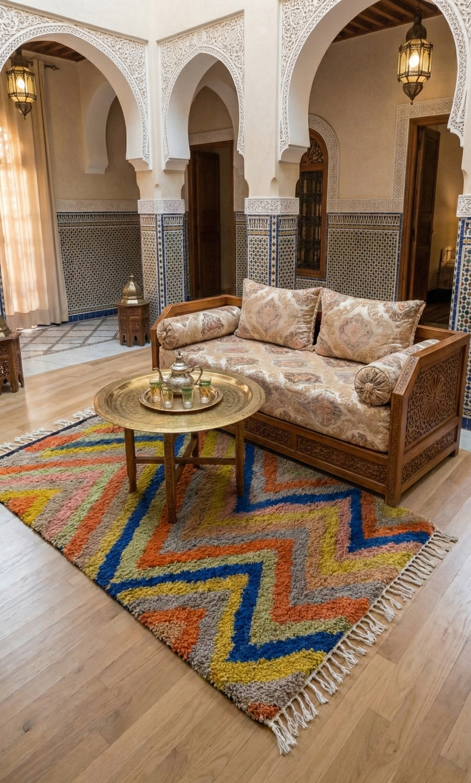 Handmade Moroccan Berber Rug – Custom Wool Area Rug – One-of-a-Kind – Natural Wool – Personalized Size & Color