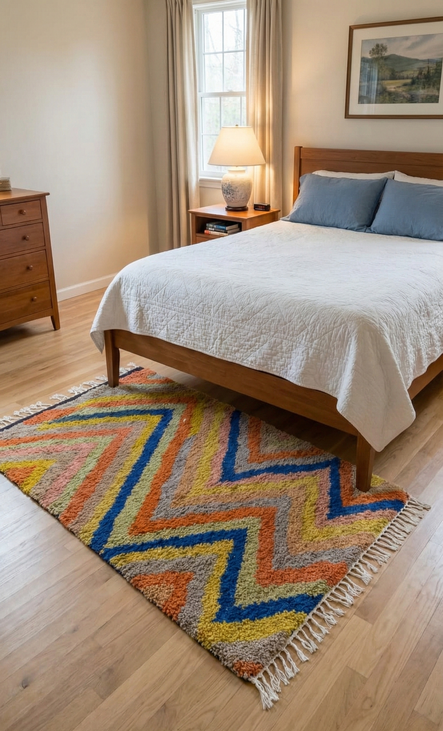 Handmade Moroccan Berber Rug – Custom Wool Area Rug – One-of-a-Kind – Natural Wool – Personalized Size & Color